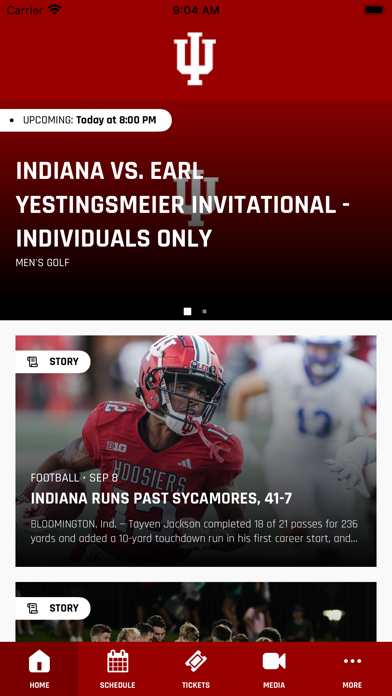 IU Hoosiers Screenshot