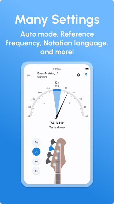 Bass Tuner - LikeTones Screenshot