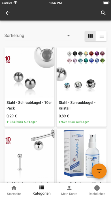 Murostar Shop Screenshot