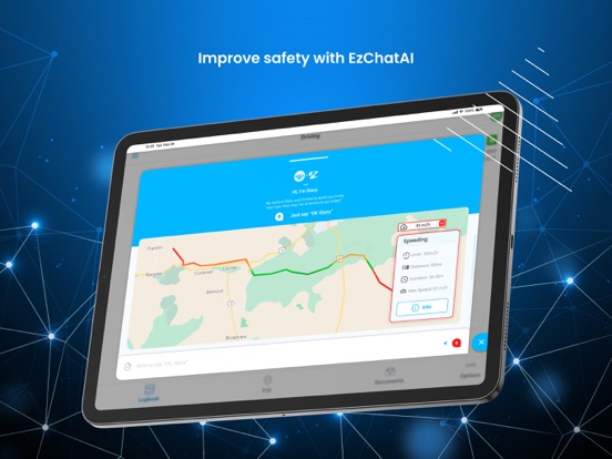 Ezlogz: ELD & Truck Navigation iPad screenshot 5 - Business app