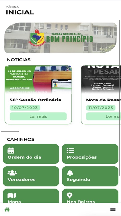 Câmara Bom Princípio RS Screenshot