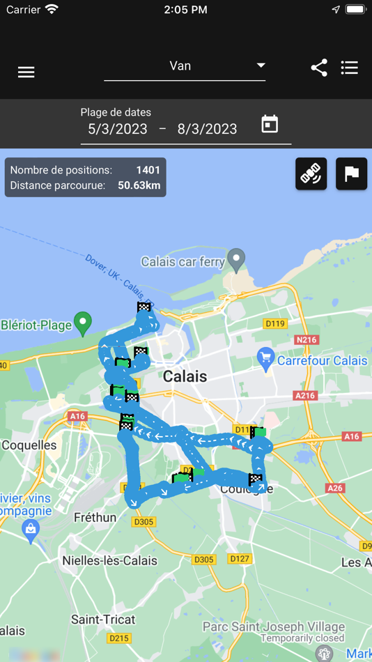 #3. GoTEK7 Tracking (iOS) By: Gregoire SEGARD