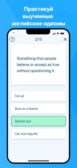 Game screenshot English Idioms английский язык hack