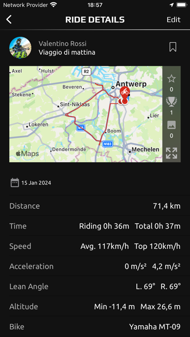 MyRide – Motorcycle Routes Screenshot