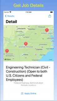 gov job search iphone screenshot 3