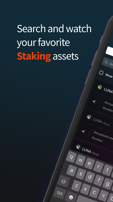 Staking Watcher Screenshot