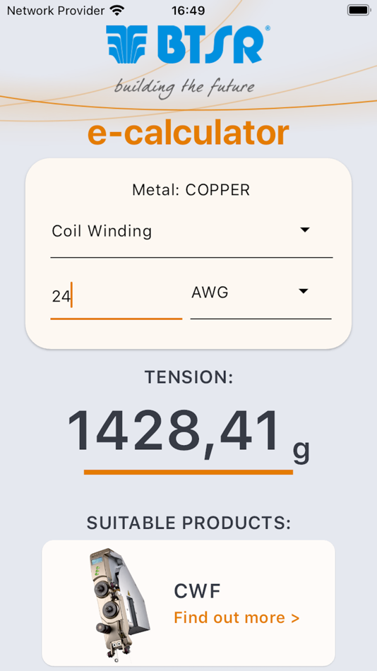 #3. BTSR WIRE CALC TENS (iOS) 由: WebLink Srl - Varese
