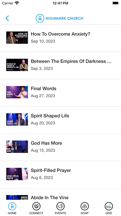 Highmark Church Screenshot