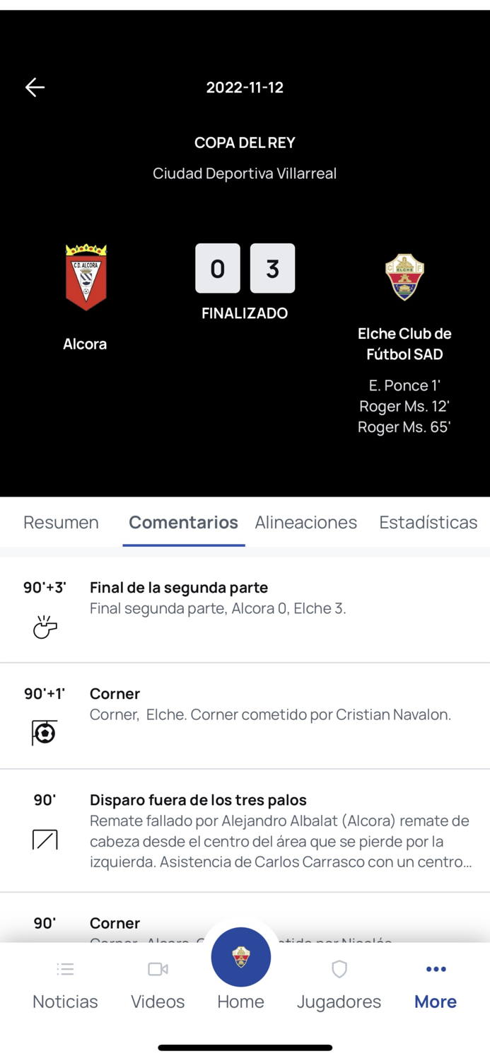 Elche CF – Official App