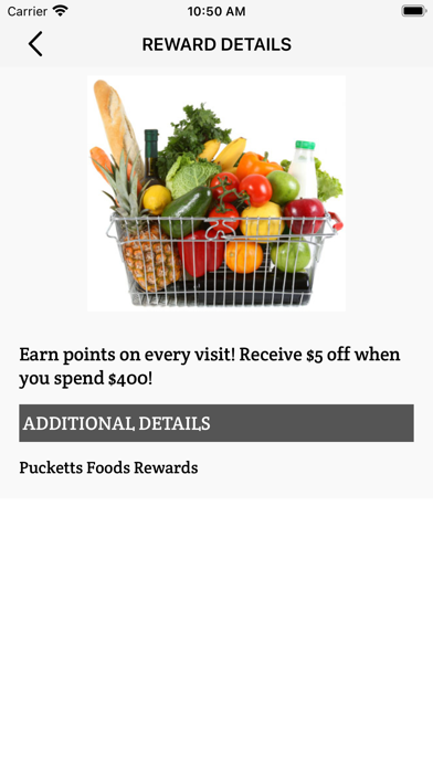 Pucketts Food Store Screenshot