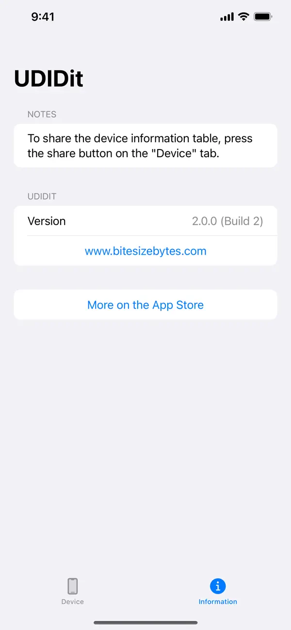 #4. UDIDit (iOS) Przez: Bite Size Bytes, Inc.