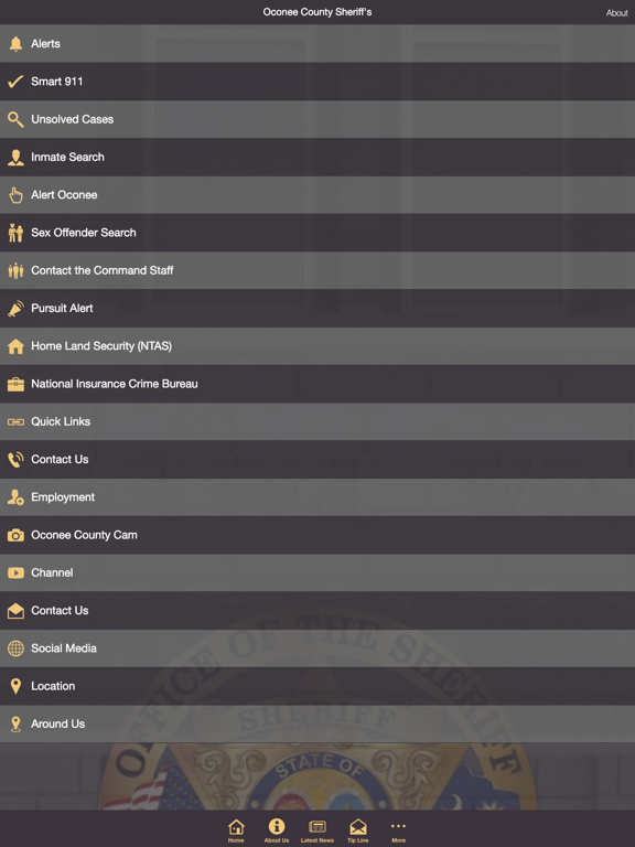 Oconee County Sheriff's iPad screenshot 5 - Business app