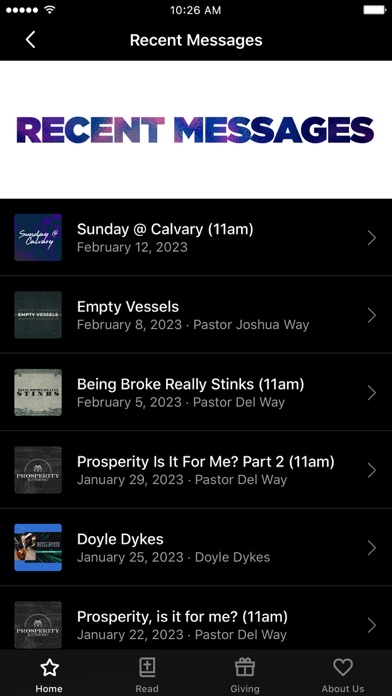 Calvary - Pastor Del Way Screenshot
