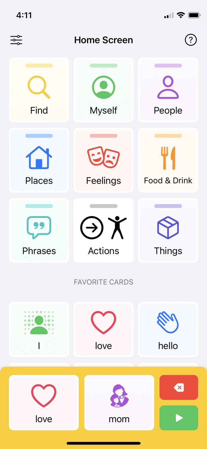 AAC Visuals Board for Autism