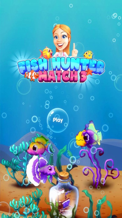 Fish Hunter - Match 3 Puzzles Screenshot