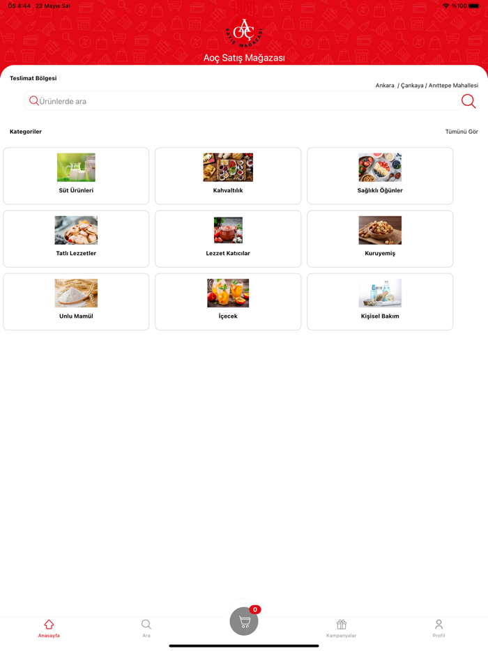 Aoç Satış Mağazası