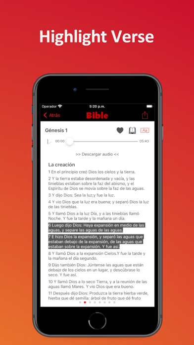 Biblia Reina Valera (Audio) Screenshot