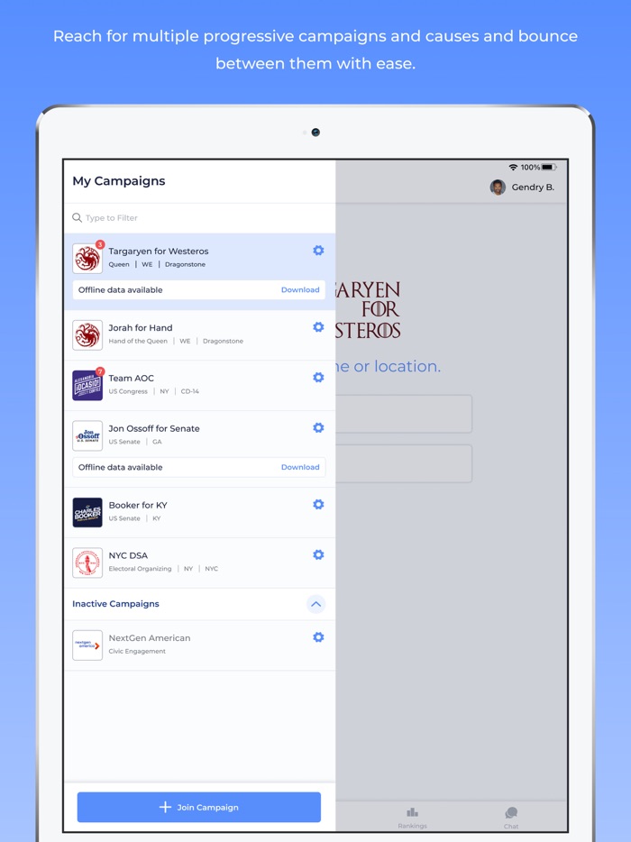 Reach — Progressive Organizing