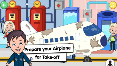 Tizi Airplane Games For Kids Screenshot