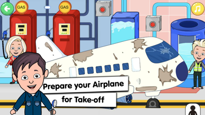 Tizi Town: Kids Airplane Games Screenshot