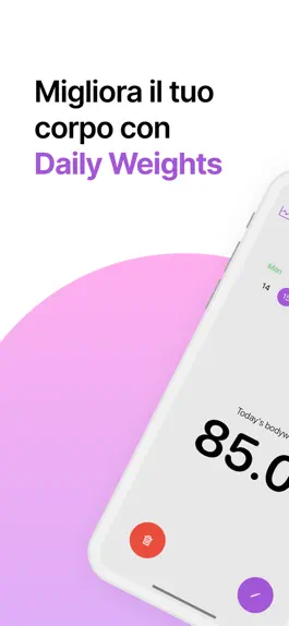 Game screenshot Bilancia Daily Weights Deficit mod apk