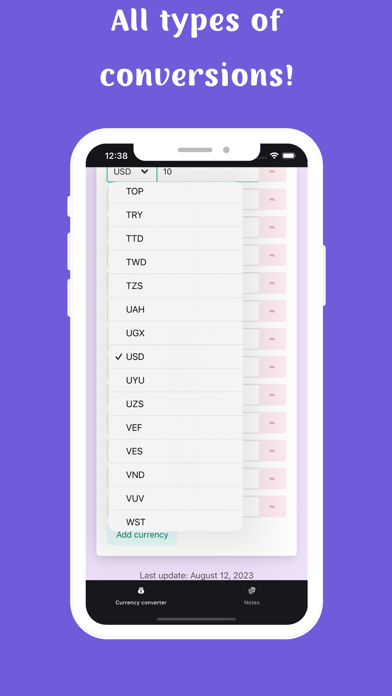 Money Converter All Currencies Screenshot