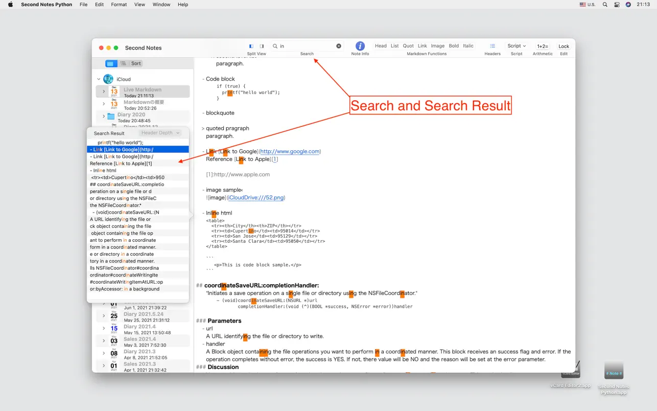 #3. Second Notes (macOS) Oleh: Goldbug Software