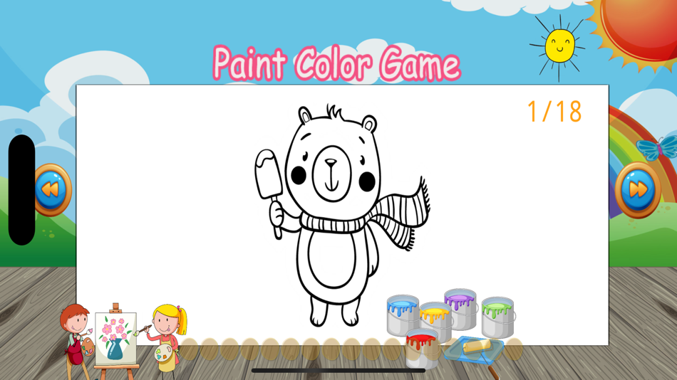#1. Paint Color Game (iOS) 由: Napaphorn Tibyakad