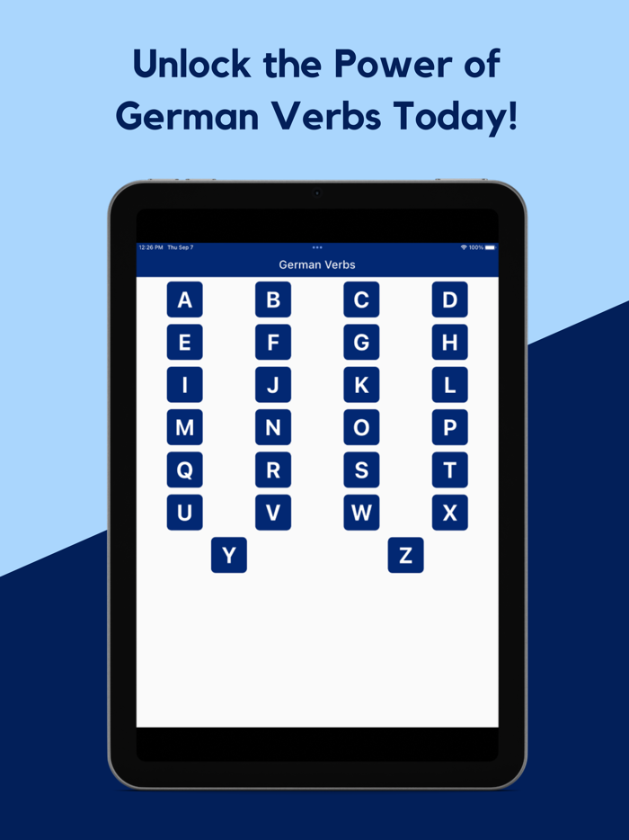 German Verbs App