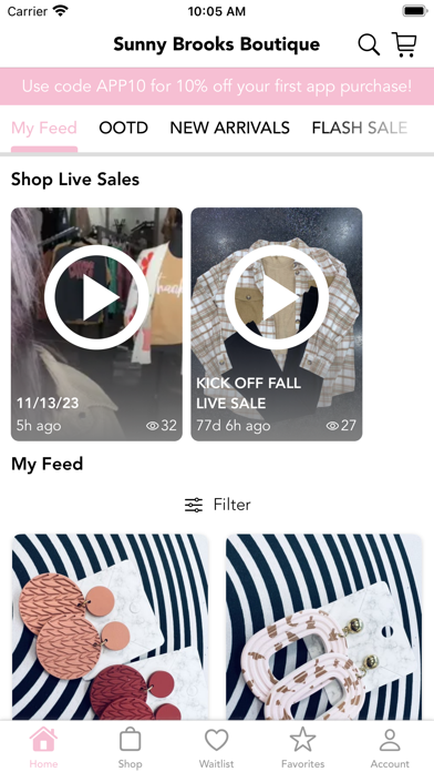 Sunny Brooks Boutique Screenshot