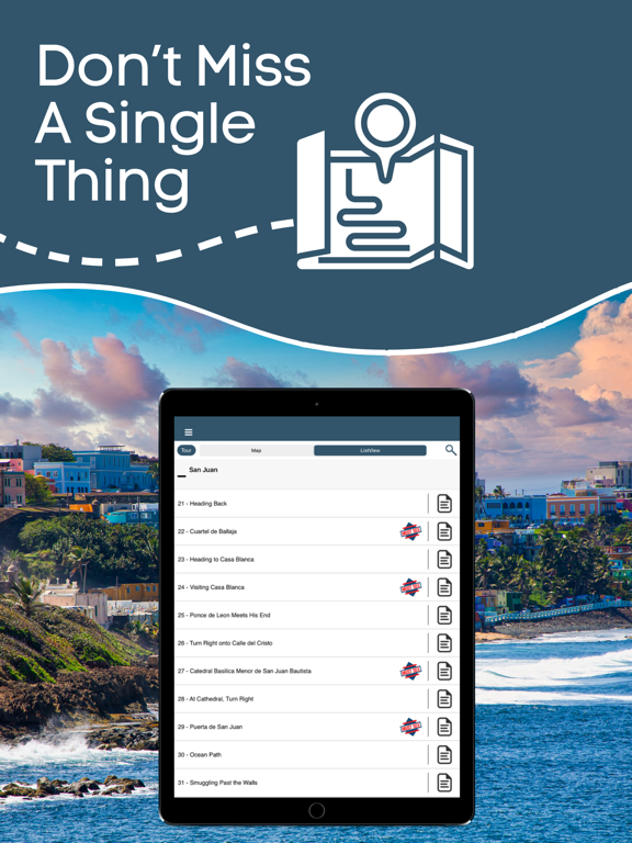 Old San Juan Audio Tour Guide iPad screenshot