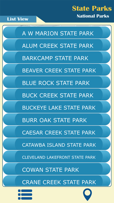 Ohio State Parks - Guide Screenshot