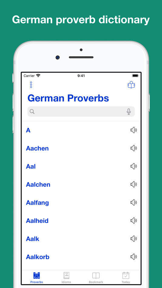 #1. German Proverbs and Idioms (iOS) 由: Lan Huong