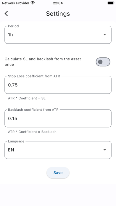 Trading Calculator 2.0 Screenshot
