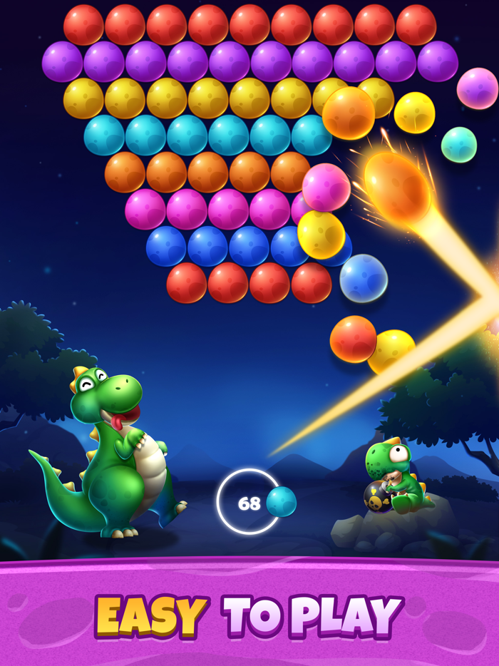 Bubble Shooter Primitive Eggs