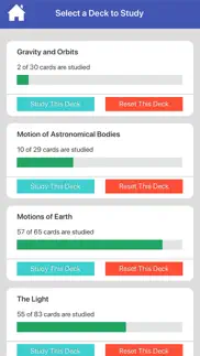 astronomy flashcards iphone screenshot 2