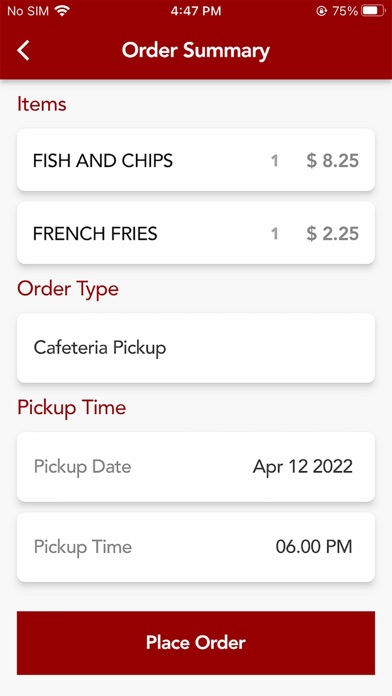 ARBA Online Ordering Screenshot