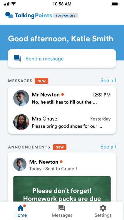 FAMILIES | TalkingPoints