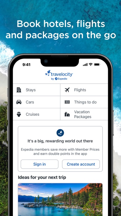 Travelocity Hotels & Flights Screenshot