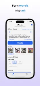Stable diffusion SDXL AI - AIC screenshot #3 for iPhone
