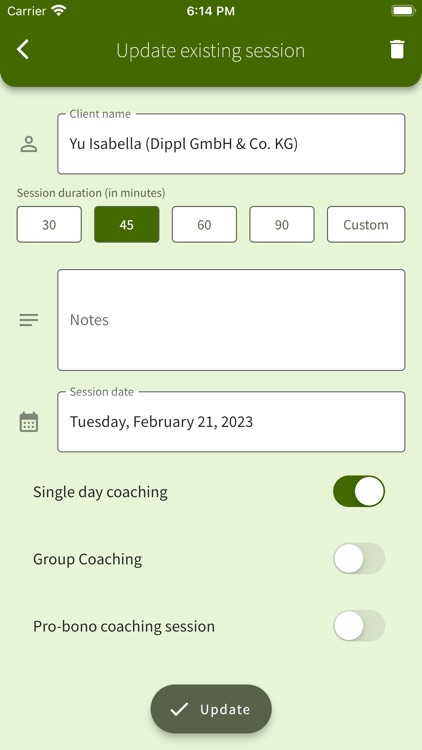 Coaching Log (ICF Coach) screenshot-4