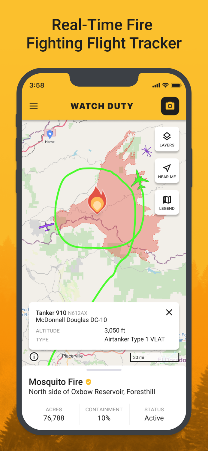 Watch Duty Wildfire Maps