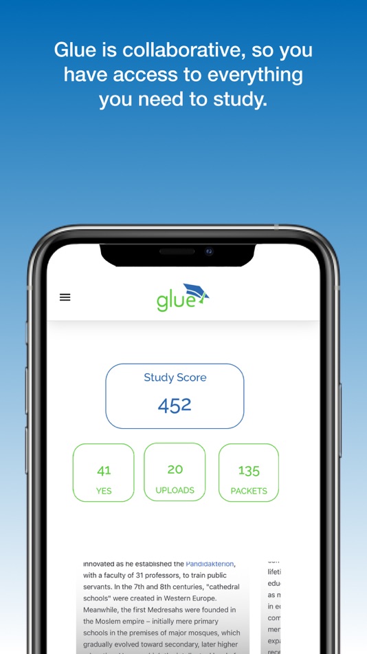 #3. Glue Study (iOS) 来自: Glue Inc