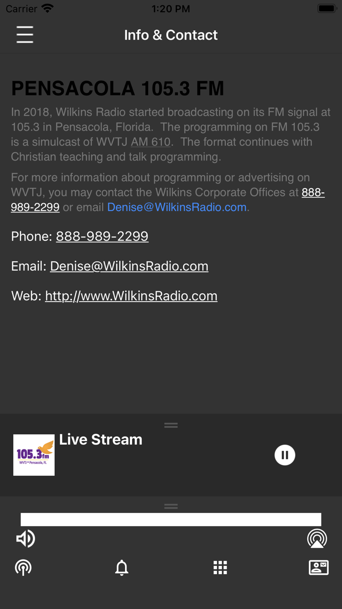 WVTJ 105.3 FM Pensacola, FL