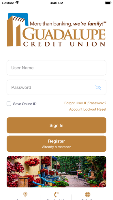 Guadalupe CU Mobile Banking Screenshot