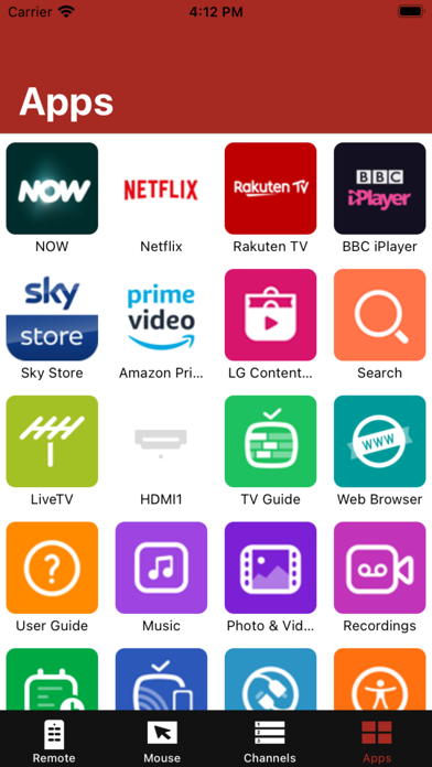 Simple Remote for LG Smart TV Screenshot
