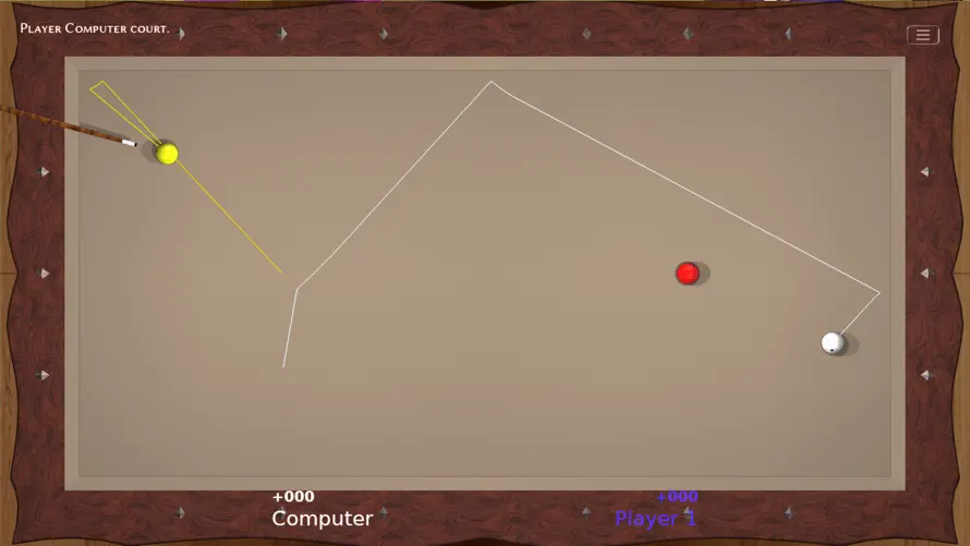 Pyramid Billiards screenshot 3