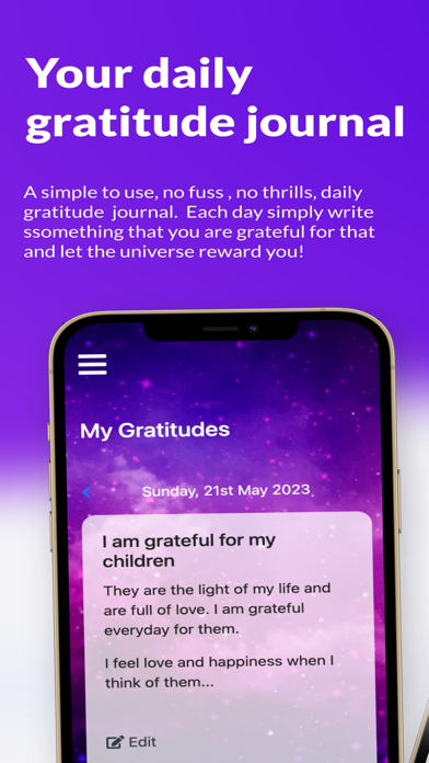 Screenshot #1 pour Everyday Gratitude Journal