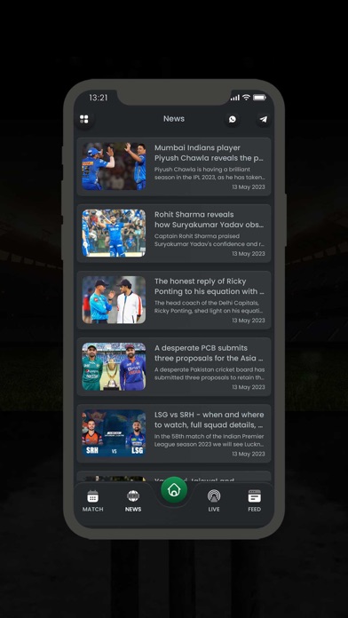 SportsAdda Liveline Screenshot