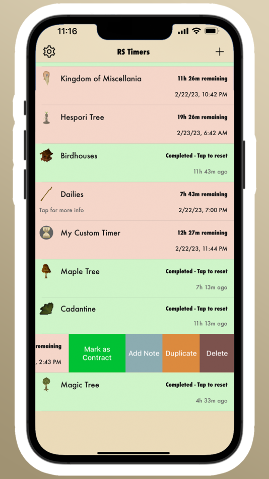 #3. RS Timers (iOS) Podle: GarApps